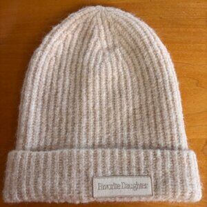 Favorite Daughter Wool Blend Ribbed Knit Beanie NWOT